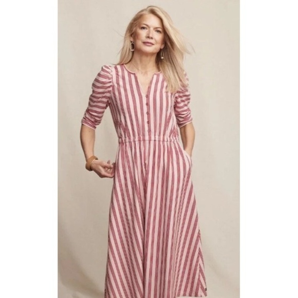 Matilda Jane Heart to‎ Heart McIntosh Red Striped Knit Dress xxl - Picture 2 of 2